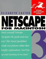 Cover of: Netscape 3 for Macintosh