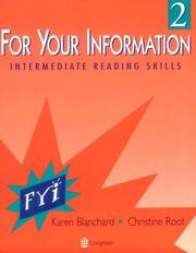 Cover of: For your information 2: intermediate reading skills