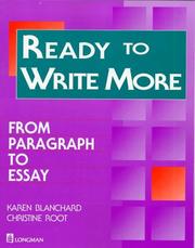 Cover of: Ready to Write More by Karen Lourie Blanchard