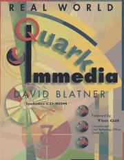 Cover of: Real world QuarkImmedia by David Blatner