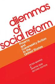 Dilemmas of social reform : poverty and community action in the United States