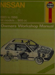 Cover of: Nissan Micra owners workshop manual. by Colin Brown