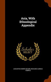 Cover of: Asia, With Ethnological Appendix