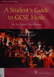 Cover of: A Student's Guide to GCSE Music for the Edexcel Specification (Rhinegold Study Guides)