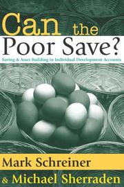 Can the poor save? : saving & asset building in individual development accounts