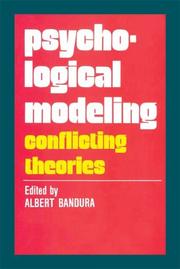 Cover of: Psychological Modeling: Conflicting Theories