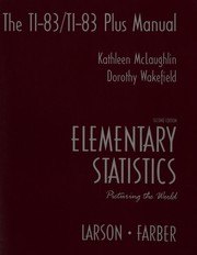 Cover of: Elementary Statistics by Ron Larson, Elizabeth Farber