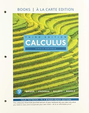 Cover of: Calculus, Single Variable, Loose-Leaf Edition Plus MyLab Math with Pearson eText - 18-Week Access Card Package