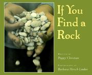 If you find a rock by Peggy Christian