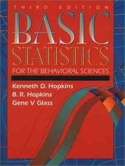 Basic statistics for the behavioral sciences