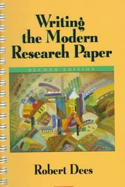 Cover of: Writing the modern research paper