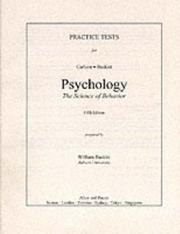 Cover of: Psychology: The Science of Behavior, Practice Tests