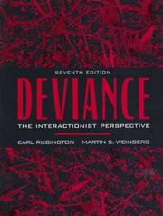 Cover of: Deviance: The Interactionist Perspective