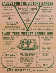 Values for the victory garden by Boyd Nursery Company