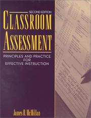 Cover of: Classroom assessment: principles and practice for effective instruction