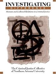 Cover of: Investigating Difference by The Criminal Justice Collective