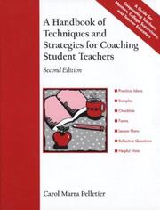 Cover of: A handbook of techniques and strategies for coaching student teachers by Carol Marra Pelletier