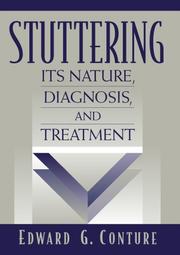 Cover of: Stuttering: its nature, diagnosis, and treatment