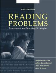 Cover of: Reading problems by Margaret Ann Richek ... [et al.].