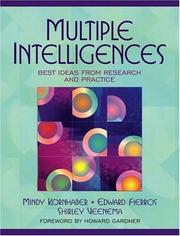 Multiple intelligences by Mindy L Kornhaber, Mindy Kornhaber, Edward Fierros, Shirley Veenema