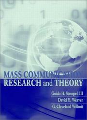 Cover of: Mass communication research and theory by edited by Guido H. Stempel III, David H. Weaver, G. Cleveland Wilhoit.