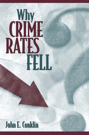 Cover of: Why Crime Rates Fell