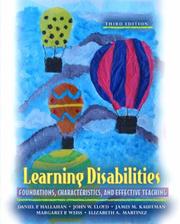 Cover of: Learning disabilities: foundations, characteristics, and effective teaching
