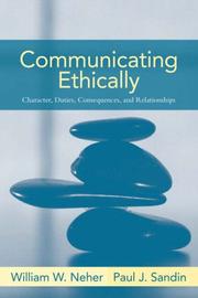 Cover of: Communicating Ethically by William W. Neher, Paul Sandin