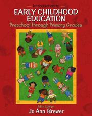 Introduction to early childhood education by Jo Ann Brewer