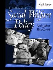 Cover of: Dimensions of social welfare policy by Neil Gilbert