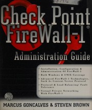 Cover of: Check Point FireWall-1: administration guide