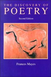 Cover of: The discovery of poetry by Frances Mayes