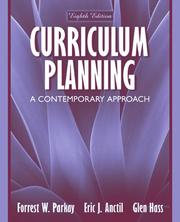 Cover of: Curriculum planning: a contemporary approach