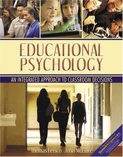 Cover of: Educational Psychology: An Integrated Approach To Classroom Decisions, MyLabSchool Edition