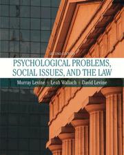 Cover of: Psychological Problems, Social Issues, and the Law (2nd Edition)