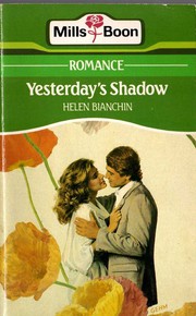 Cover of: Yesterday's Shadow by Helen Bianchin