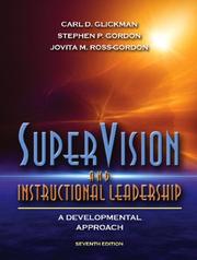 SuperVision and instructional leadership : a developmental approach