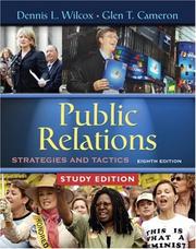Cover of: Public Relations: Strategies and Tactics, Study Edition (8th Edition)
