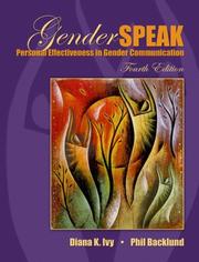 Cover of: GenderSpeak: Personal Effectiveness in Gender Communication (4th Edition)