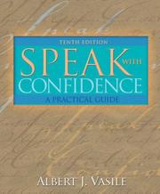Cover of: Speak with Confidence by Albert J. Vasile