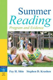 Cover of: Summer Reading: Program and Evidence