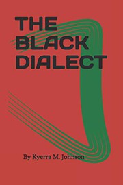 Cover of: THE BLACK DIALECT