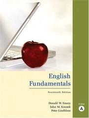 Cover of: English Fundamentals, Form A (with MyWritingLab) (14th Edition)