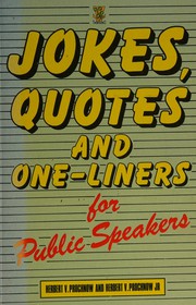 Cover of: Jokes, Quotes and One Liners for Public Speakers