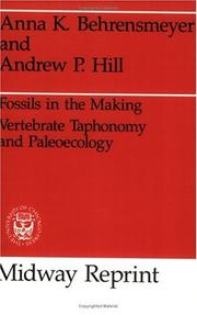 Cover of: Fossils in the Making | Anna K. Behrensmeyer