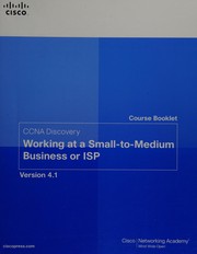 Cover of: CCNA discovery course booklet.