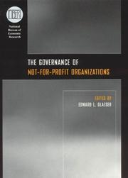 The governance of not-for-profit organizations