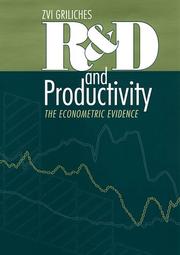 Cover of: R&D and productivity by Zvi Griliches
