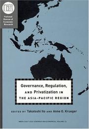 Governance, regulation, and privatization in the Asia-Pacific Region