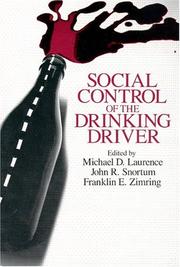 Cover of: Social control of the drinking driver